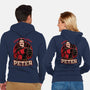 Peter Love Dead Hero-Unisex-Zip-Up-Sweatshirt-Studio Mootant