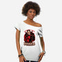 Peter Love Dead Hero-Womens-Off Shoulder-Tee-Studio Mootant