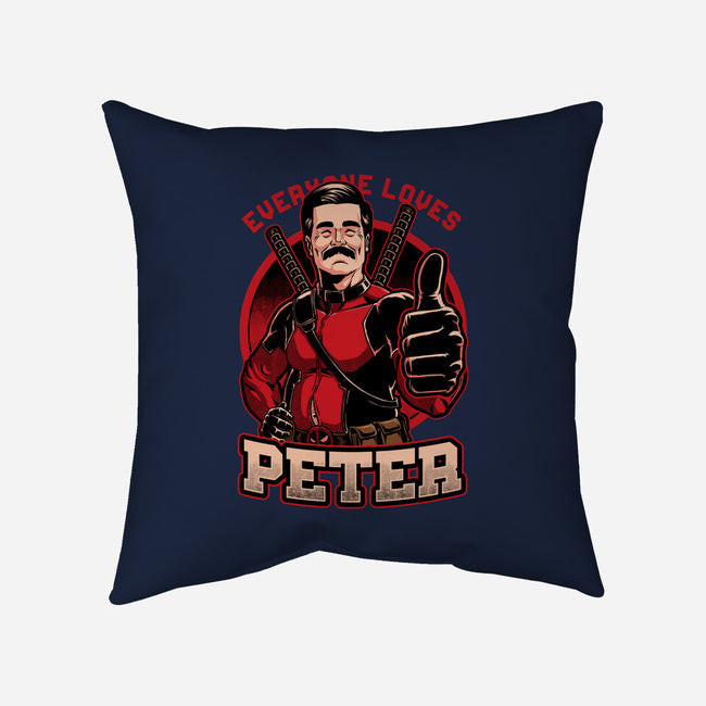 Peter Love Dead Hero-None-Non-Removable Cover w Insert-Throw Pillow-Studio Mootant