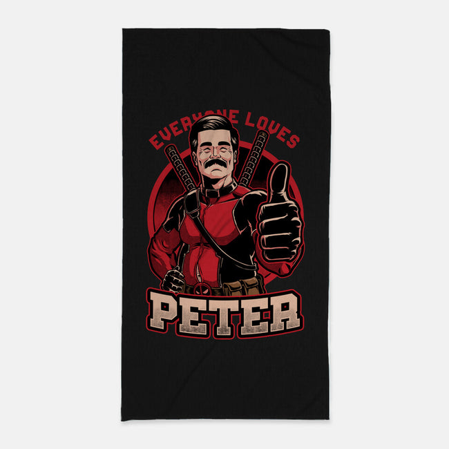 Peter Love Dead Hero-None-Beach-Towel-Studio Mootant