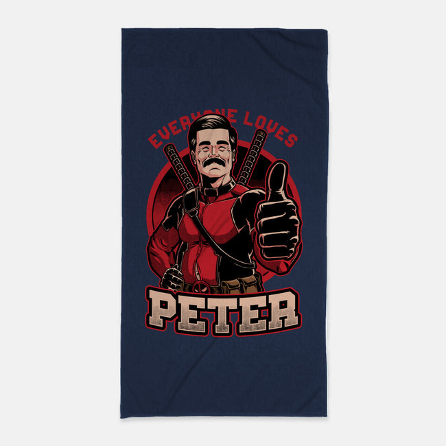 Peter Love Dead Hero-None-Beach-Towel-Studio Mootant