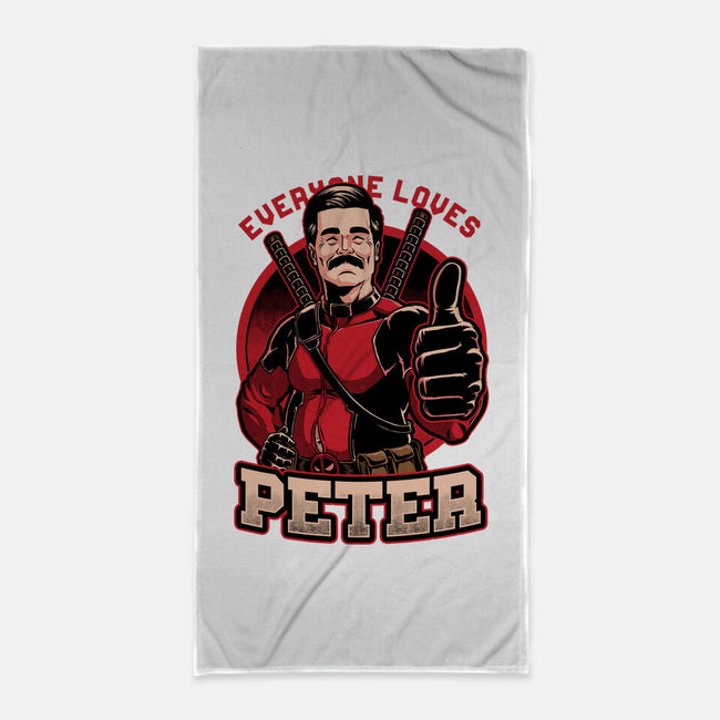 Peter Love Dead Hero-None-Beach-Towel-Studio Mootant