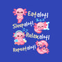 Axolotl Simple Life-None-Glossy-Sticker-NemiMakeit