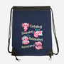 Axolotl Simple Life-None-Drawstring-Bag-NemiMakeit