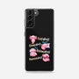 Axolotl Simple Life-Samsung-Snap-Phone Case-NemiMakeit