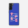 Axolotl Simple Life-Samsung-Snap-Phone Case-NemiMakeit