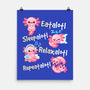 Axolotl Simple Life-None-Matte-Poster-NemiMakeit