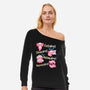 Axolotl Simple Life-Womens-Off Shoulder-Sweatshirt-NemiMakeit