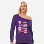 Axolotl Simple Life-Womens-Off Shoulder-Sweatshirt-NemiMakeit