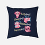 Axolotl Simple Life-None-Non-Removable Cover w Insert-Throw Pillow-NemiMakeit