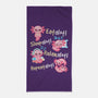 Axolotl Simple Life-None-Beach-Towel-NemiMakeit