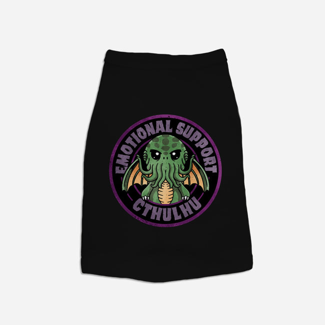 Emotional Support Cthulhu-Cat-Basic-Pet Tank-fanfreak1