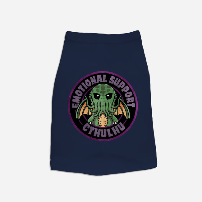 Emotional Support Cthulhu-Cat-Basic-Pet Tank-fanfreak1