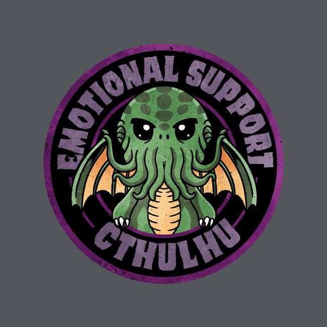 Emotional Support Cthulhu-None-Removable Cover-Throw Pillow-fanfreak1