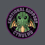 Emotional Support Cthulhu-None-Removable Cover-Throw Pillow-fanfreak1