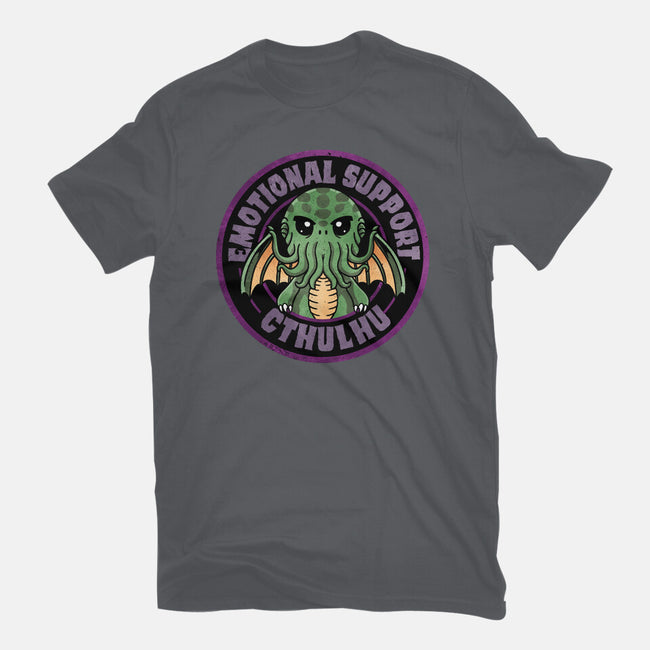 Emotional Support Cthulhu-Womens-Fitted-Tee-fanfreak1