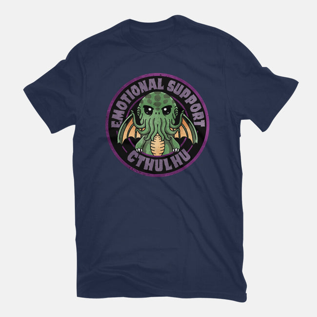 Emotional Support Cthulhu-Womens-Fitted-Tee-fanfreak1