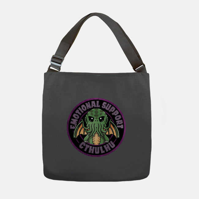 Emotional Support Cthulhu-None-Adjustable Tote-Bag-fanfreak1