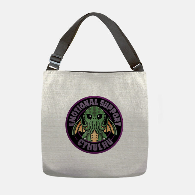 Emotional Support Cthulhu-None-Adjustable Tote-Bag-fanfreak1