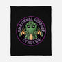 Emotional Support Cthulhu-None-Fleece-Blanket-fanfreak1