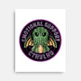 Emotional Support Cthulhu-None-Stretched-Canvas-fanfreak1