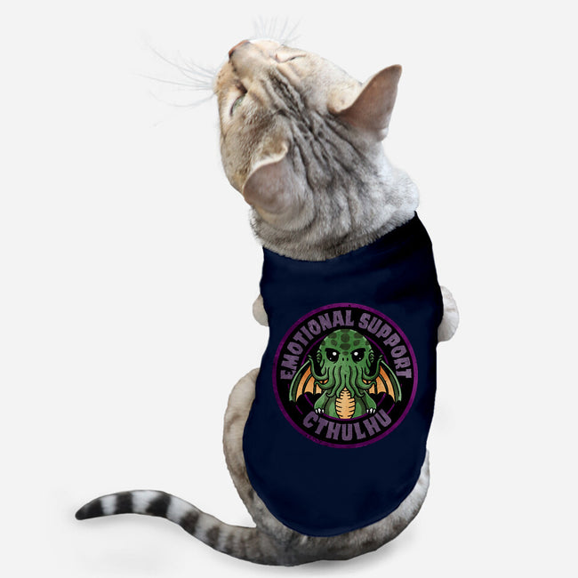 Emotional Support Cthulhu-Cat-Basic-Pet Tank-fanfreak1