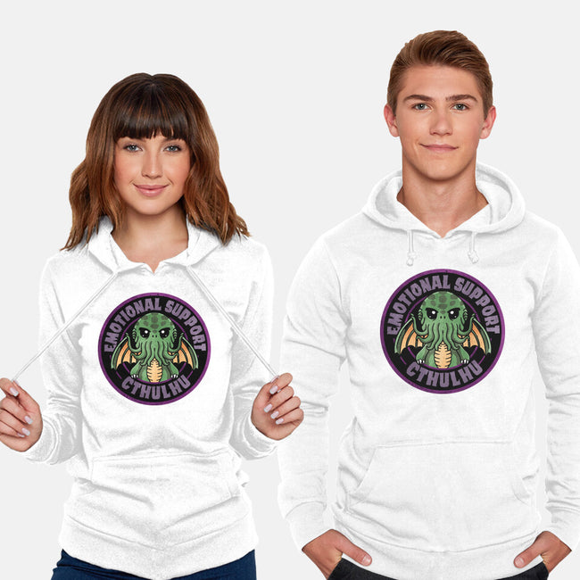 Emotional Support Cthulhu-Unisex-Pullover-Sweatshirt-fanfreak1