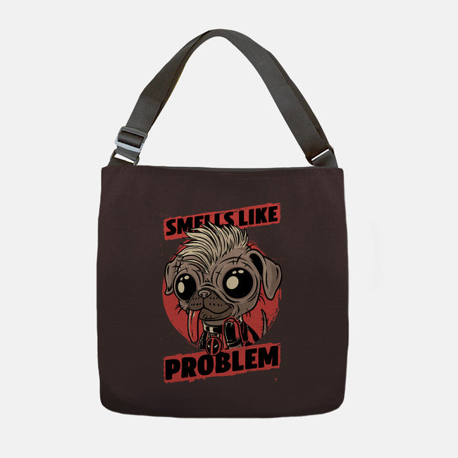 Dead Cute Dog Hero-None-Adjustable Tote-Bag-Studio Mootant