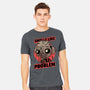 Dead Cute Dog Hero-Mens-Heavyweight-Tee-Studio Mootant