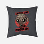 Dead Cute Dog Hero-None-Non-Removable Cover w Insert-Throw Pillow-Studio Mootant