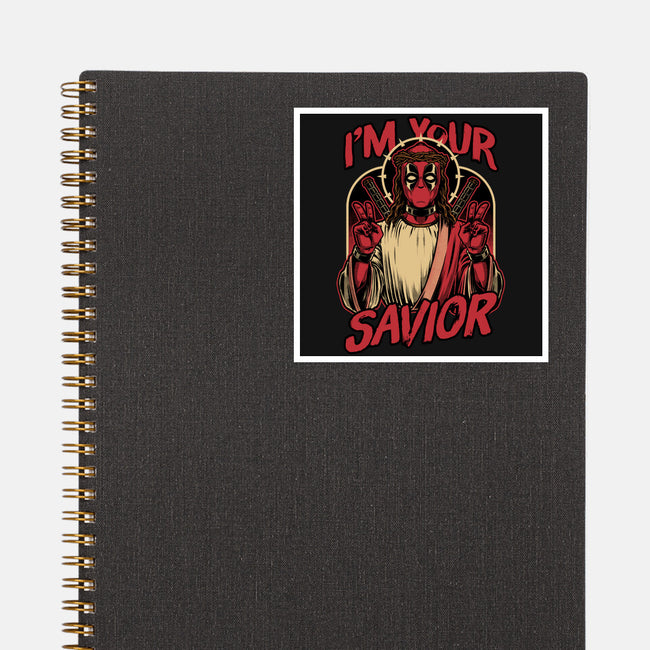 Dead Savior Hero-None-Glossy-Sticker-Studio Mootant