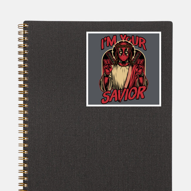 Dead Savior Hero-None-Glossy-Sticker-Studio Mootant