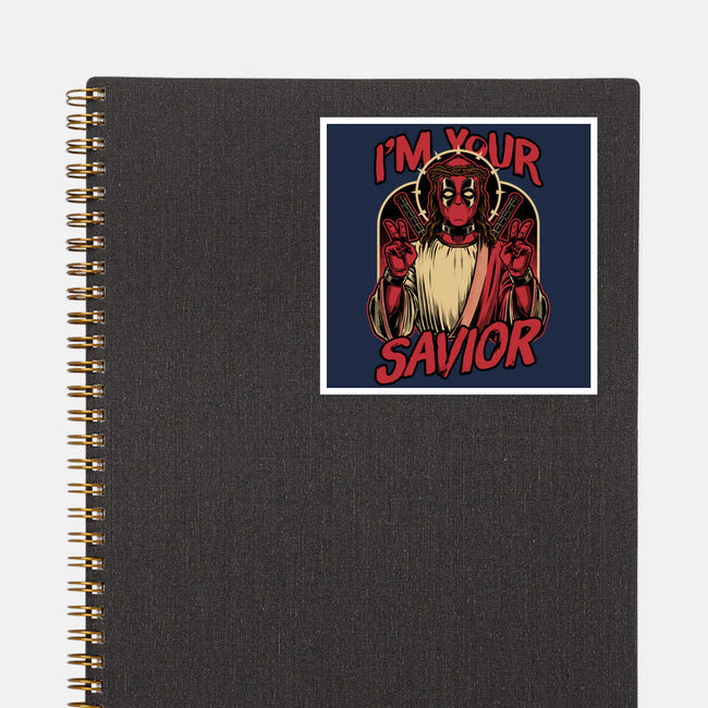 Dead Savior Hero-None-Glossy-Sticker-Studio Mootant