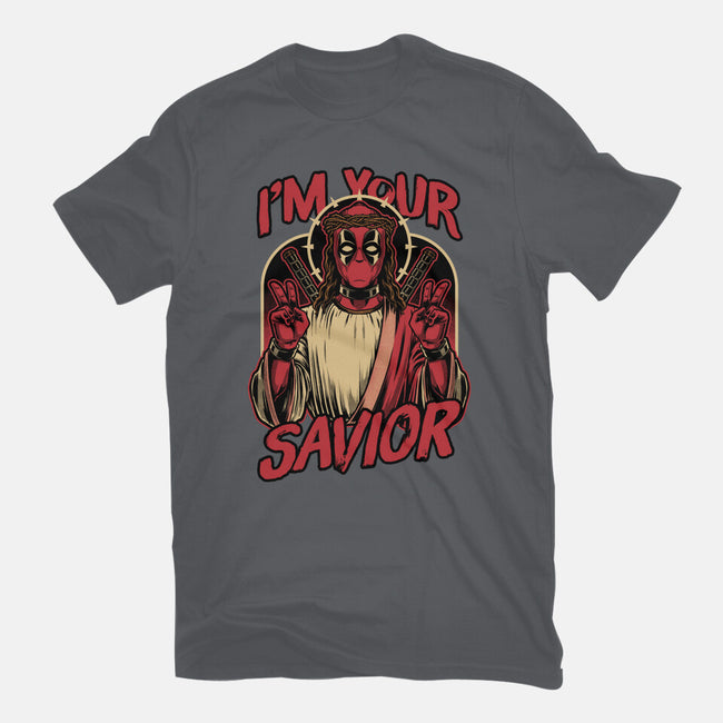 Dead Savior Hero-Womens-Basic-Tee-Studio Mootant