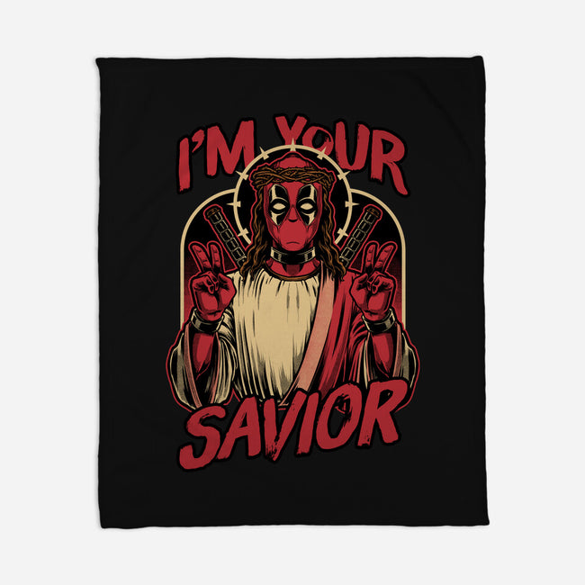 Dead Savior Hero-None-Fleece-Blanket-Studio Mootant