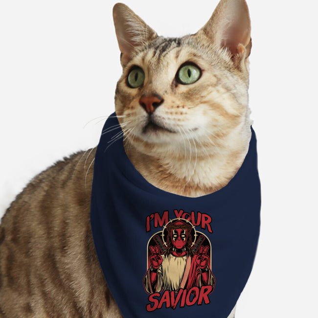 Dead Savior Hero-Cat-Bandana-Pet Collar-Studio Mootant