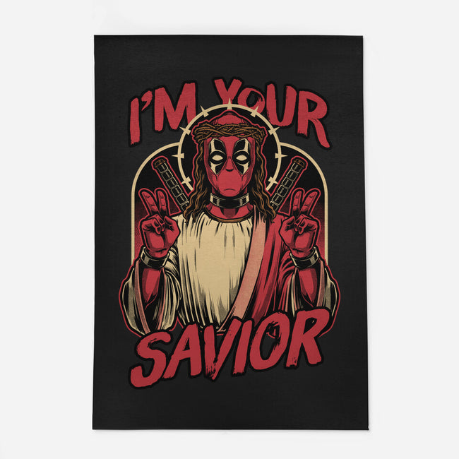 Dead Savior Hero-None-Outdoor-Rug-Studio Mootant