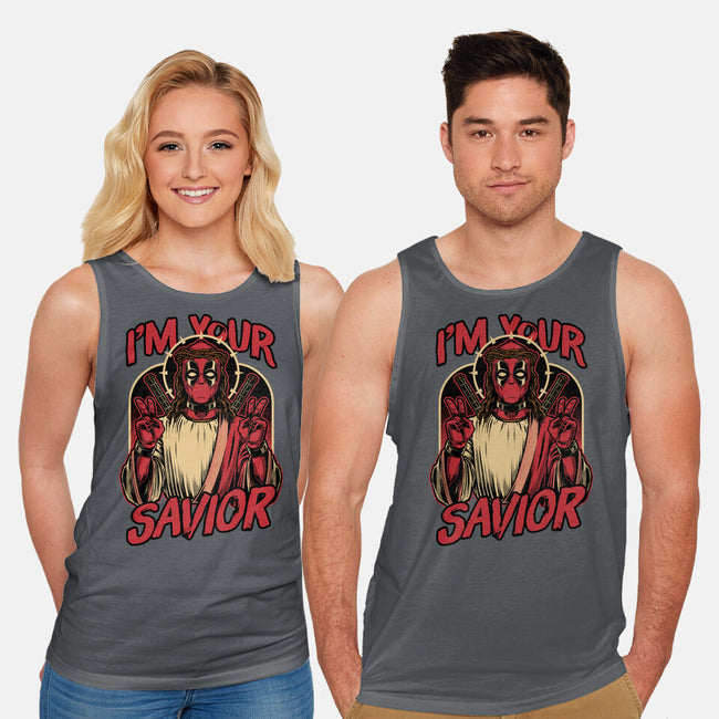 Dead Savior Hero-Unisex-Basic-Tank-Studio Mootant