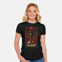 Shadow Tarot Card-Womens-Fitted-Tee-naomori