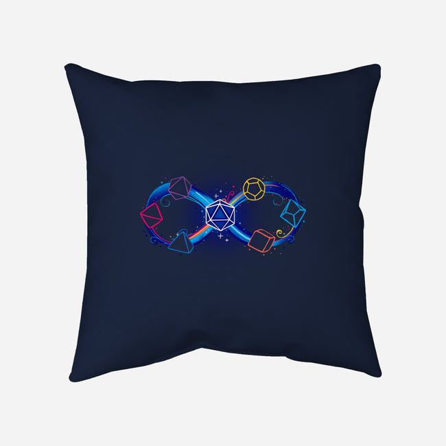 Infinity Dice-None-Non-Removable Cover w Insert-Throw Pillow-Vallina84