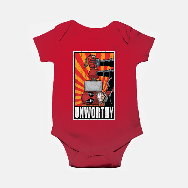 Unworthy-Baby-Basic-Onesie-danielmorris1993