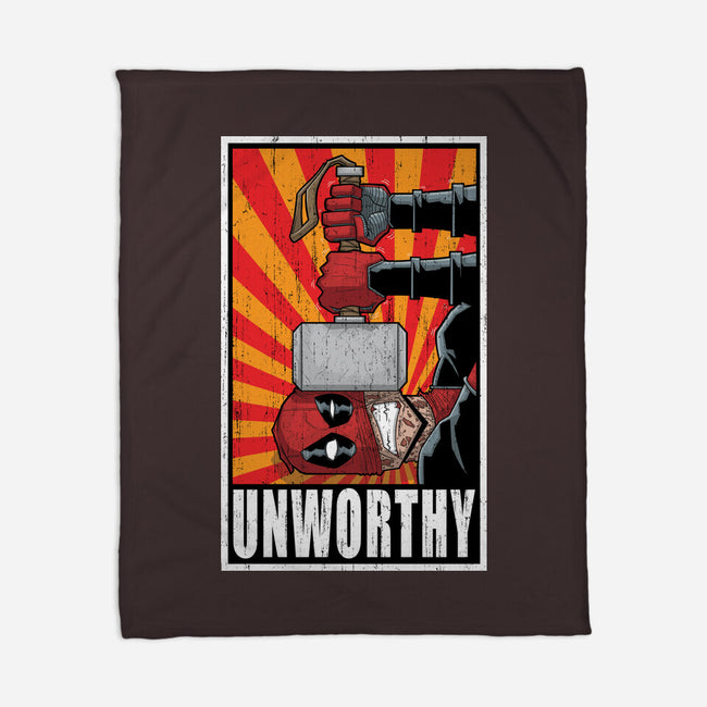 Unworthy-None-Fleece-Blanket-danielmorris1993