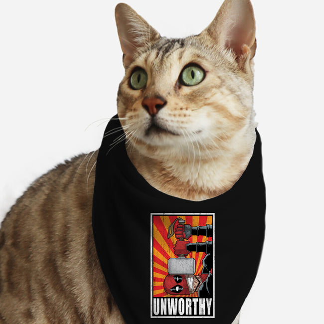 Unworthy-Cat-Bandana-Pet Collar-danielmorris1993