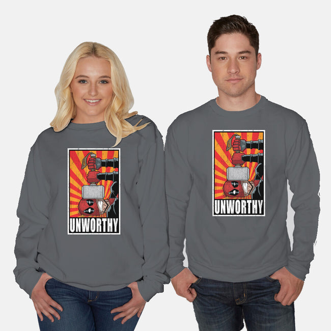 Unworthy-Unisex-Crew Neck-Sweatshirt-danielmorris1993