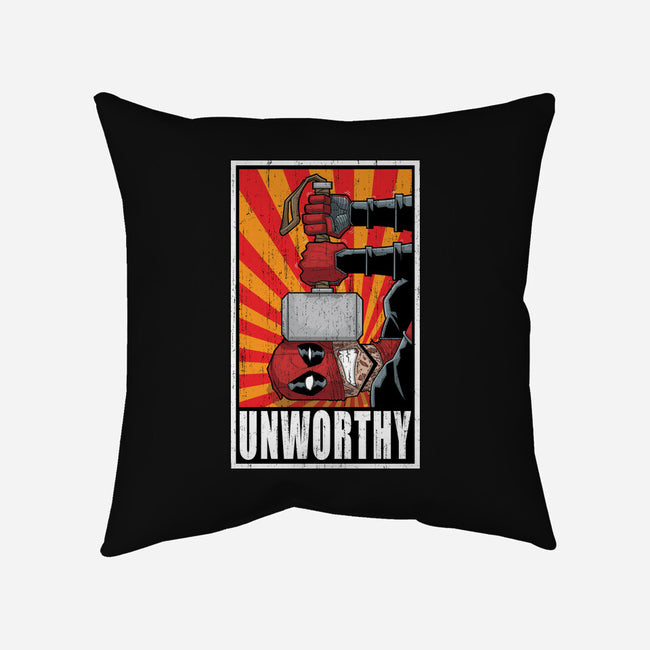 Unworthy-None-Non-Removable Cover w Insert-Throw Pillow-danielmorris1993