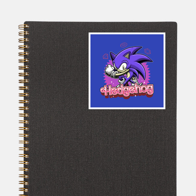 The Blue Hedgehog-None-Glossy-Sticker-Astrobot Invention