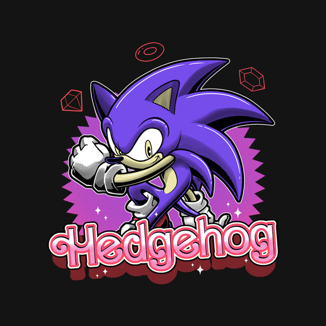 The Blue Hedgehog-None-Non-Removable Cover w Insert-Throw Pillow-Astrobot Invention