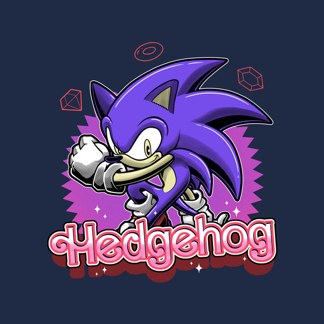 The Blue Hedgehog-None-Removable Cover-Throw Pillow-Astrobot Invention