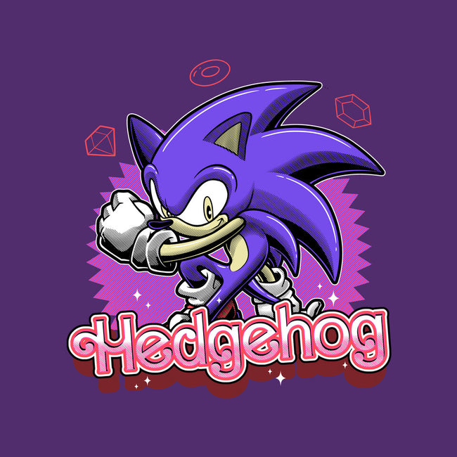 The Blue Hedgehog-Womens-Fitted-Tee-Astrobot Invention