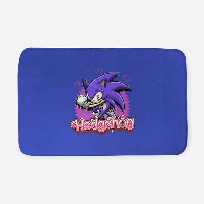 The Blue Hedgehog-None-Memory Foam-Bath Mat-Astrobot Invention